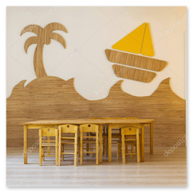 Camera copiilor cu textile naturale si depozitare inteligenta