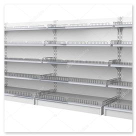 Magazin retail cu rafturi modulare și branding vizibil